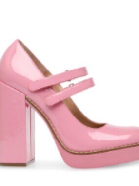Steve Madden Twice Mary Janes - Pink Patent Size 7